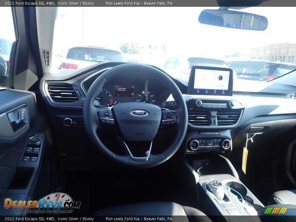 2022 Ford Escape SEL 4WD Iconic Silver / Ebony Photo #13