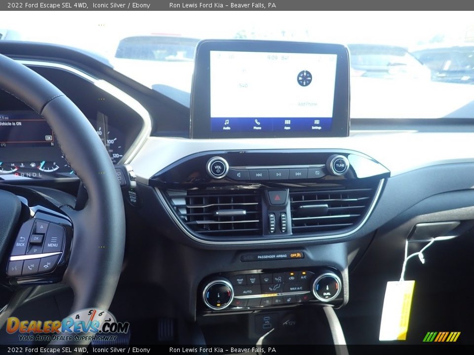 2022 Ford Escape SEL 4WD Iconic Silver / Ebony Photo #17
