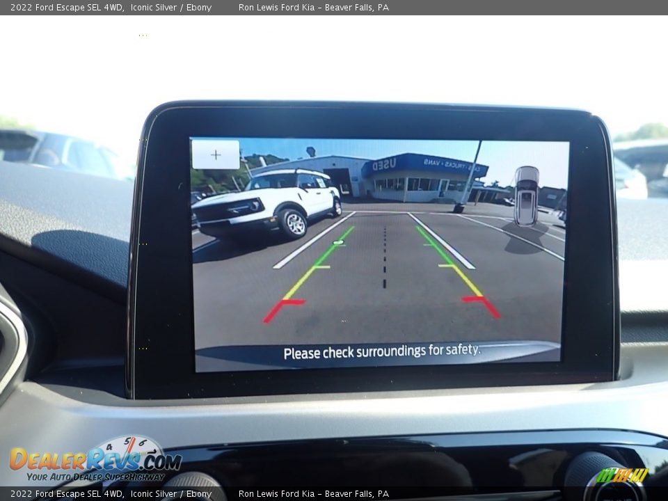 2022 Ford Escape SEL 4WD Iconic Silver / Ebony Photo #18
