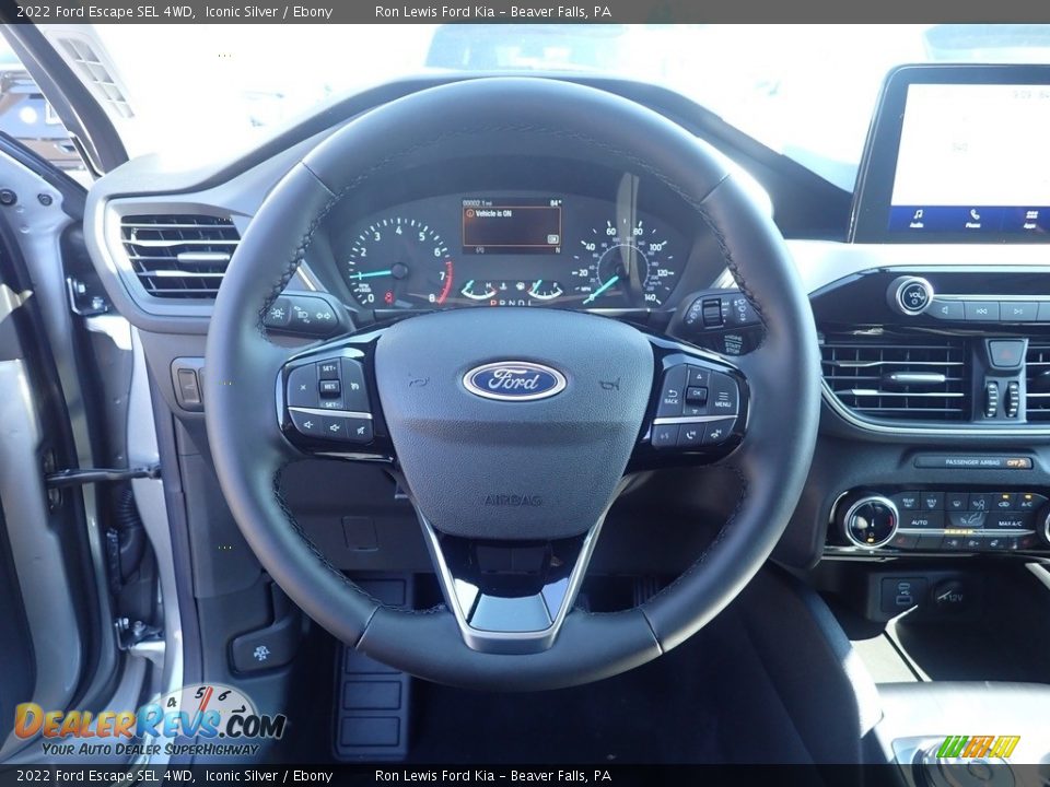 2022 Ford Escape SEL 4WD Steering Wheel Photo #19