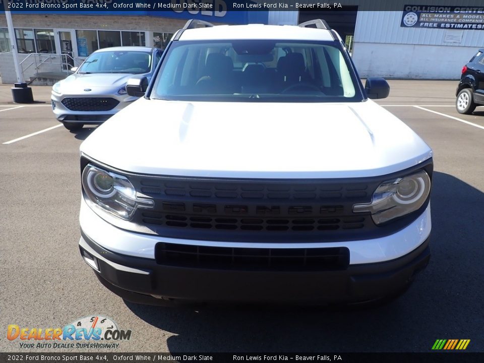 2022 Ford Bronco Sport Base 4x4 Oxford White / Medium Dark Slate Photo #3