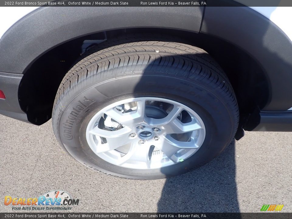2022 Ford Bronco Sport Base 4x4 Oxford White / Medium Dark Slate Photo #9