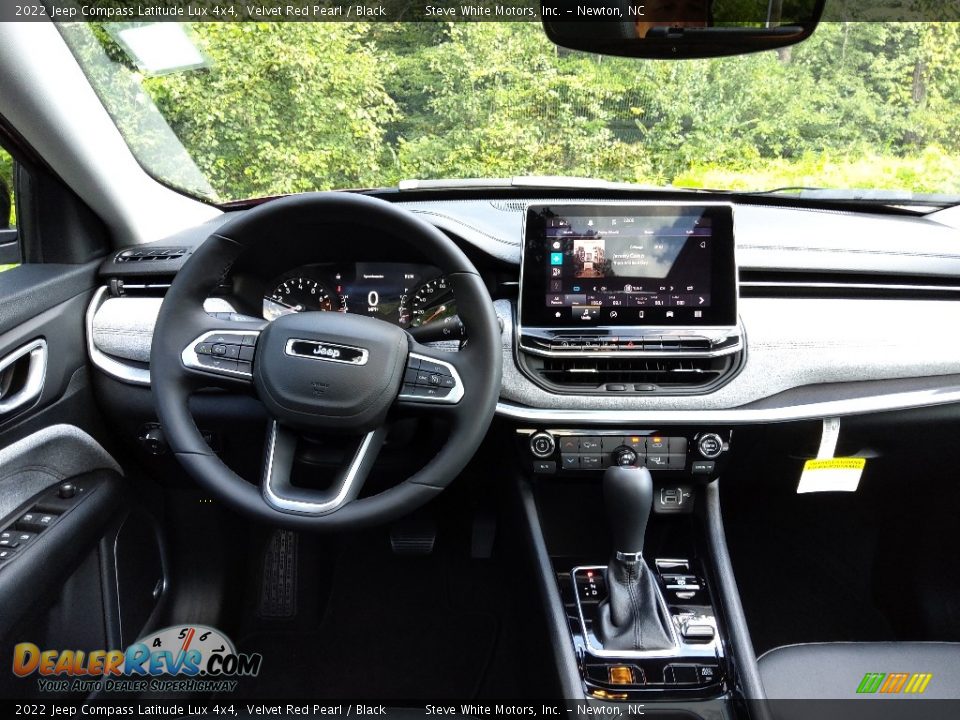 Dashboard of 2022 Jeep Compass Latitude Lux 4x4 Photo #17