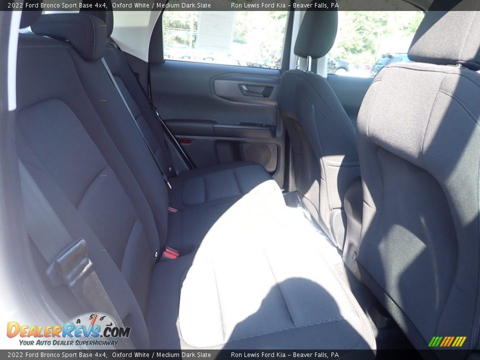 2022 Ford Bronco Sport Base 4x4 Oxford White / Medium Dark Slate Photo #10