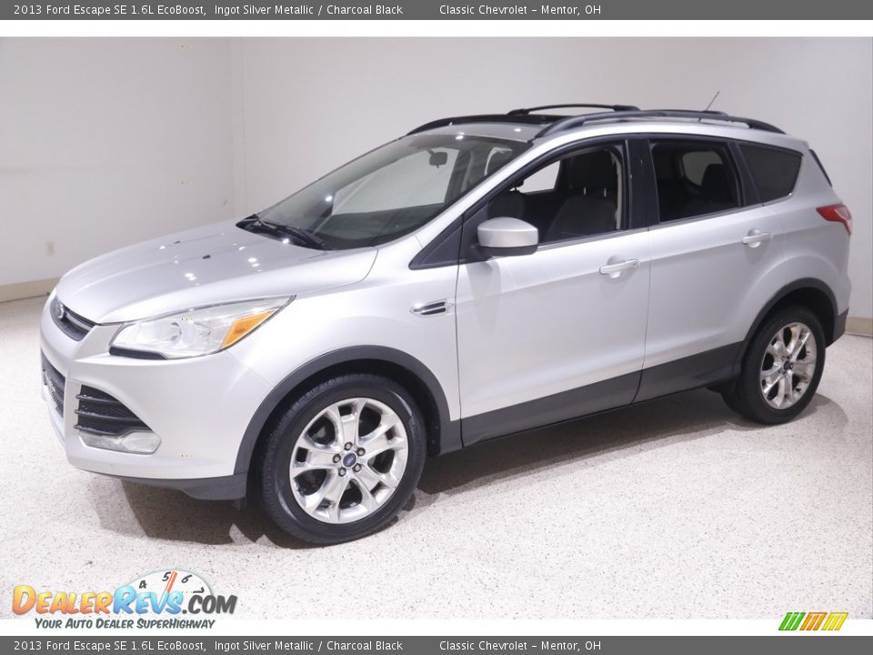 2013 Ford Escape SE 1.6L EcoBoost Ingot Silver Metallic / Charcoal Black Photo #3