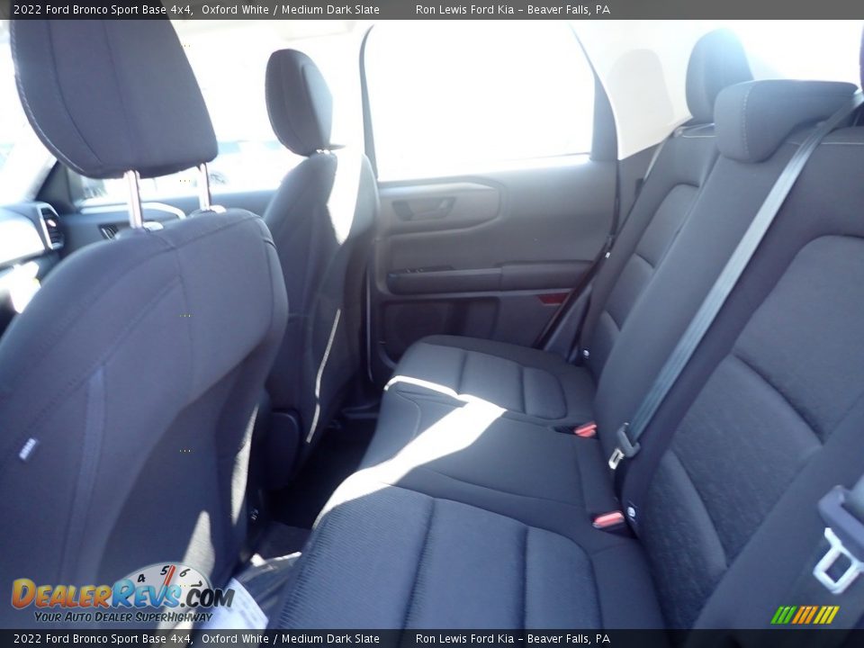 2022 Ford Bronco Sport Base 4x4 Oxford White / Medium Dark Slate Photo #12