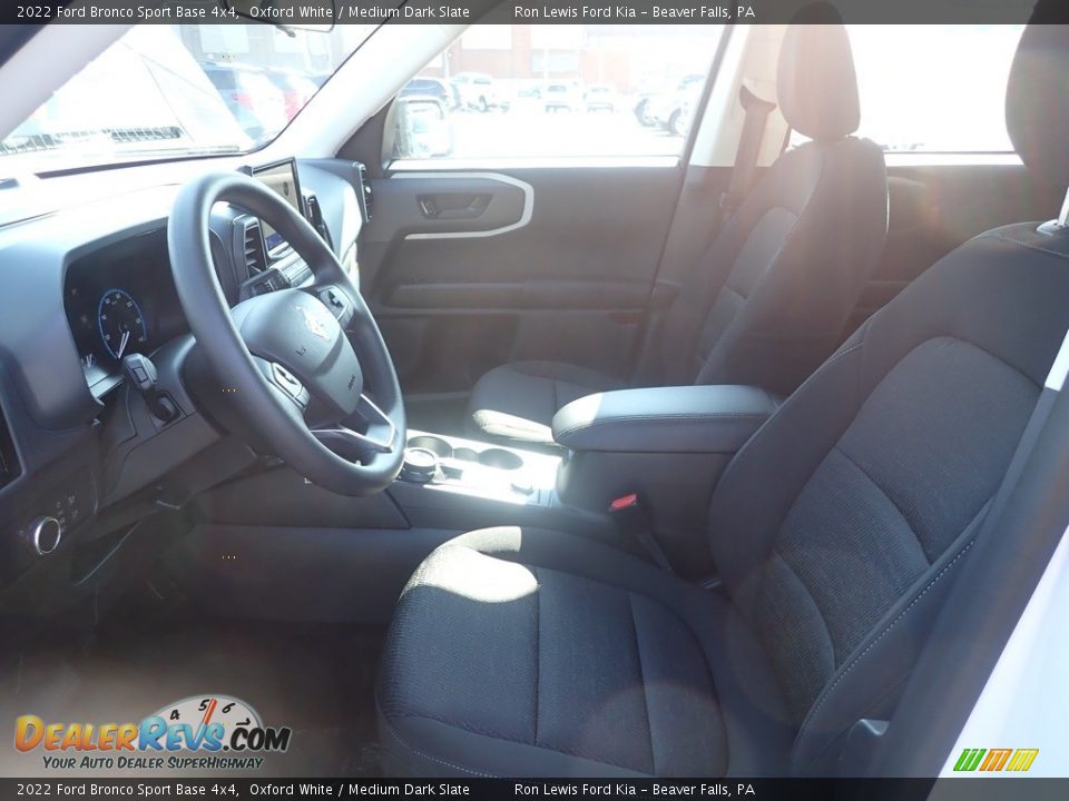 2022 Ford Bronco Sport Base 4x4 Oxford White / Medium Dark Slate Photo #14