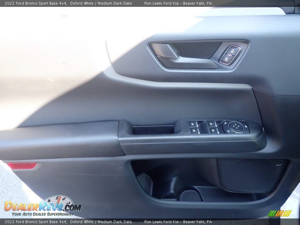 2022 Ford Bronco Sport Base 4x4 Oxford White / Medium Dark Slate Photo #15