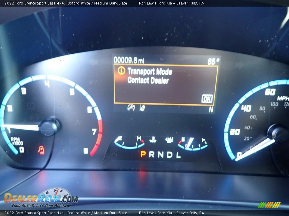 2022 Ford Bronco Sport Base 4x4 Oxford White / Medium Dark Slate Photo #16