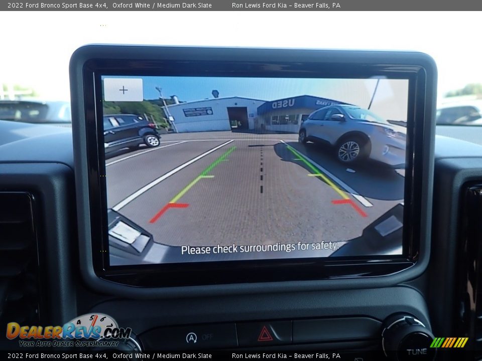 2022 Ford Bronco Sport Base 4x4 Oxford White / Medium Dark Slate Photo #18