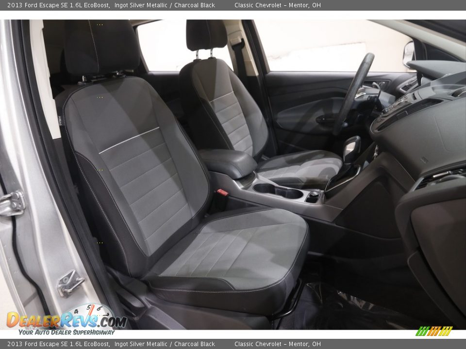 2013 Ford Escape SE 1.6L EcoBoost Ingot Silver Metallic / Charcoal Black Photo #12