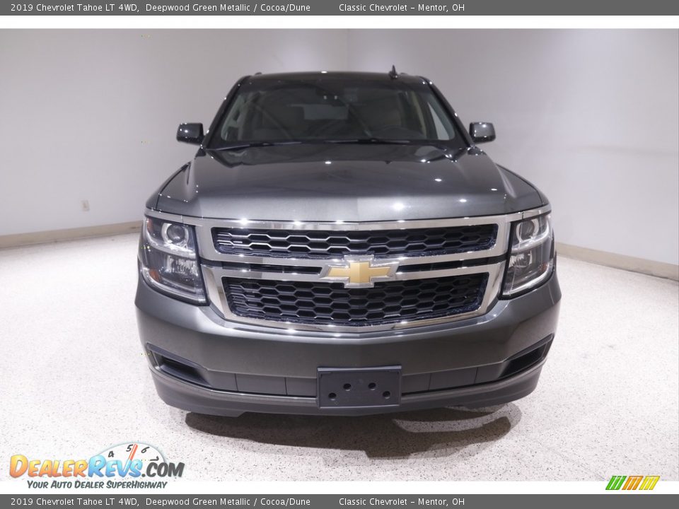 2019 Chevrolet Tahoe LT 4WD Deepwood Green Metallic / Cocoa/Dune Photo #2