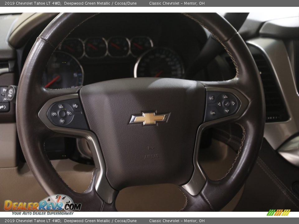 2019 Chevrolet Tahoe LT 4WD Deepwood Green Metallic / Cocoa/Dune Photo #8