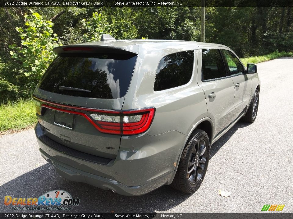 2022 Dodge Durango GT AWD Destroyer Gray / Black Photo #8