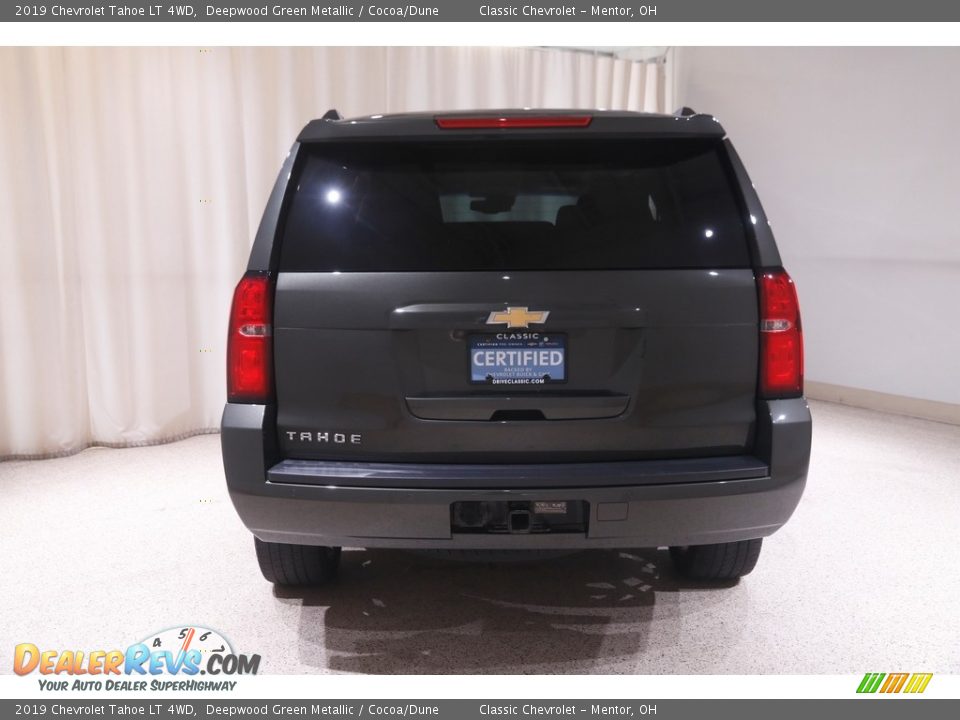 2019 Chevrolet Tahoe LT 4WD Deepwood Green Metallic / Cocoa/Dune Photo #21