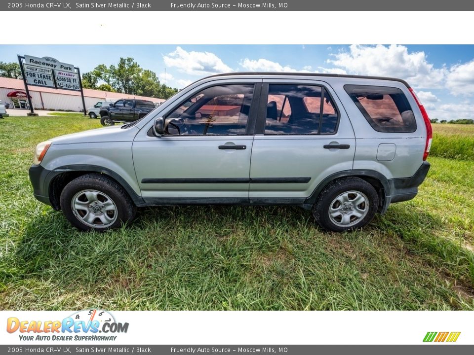 2005 Honda CR-V LX Satin Silver Metallic / Black Photo #6