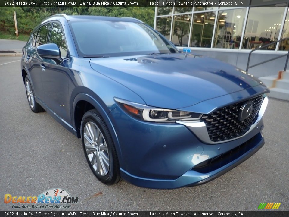 Eternal Blue Mica 2022 Mazda CX-5 Turbo Signature AWD Photo #9