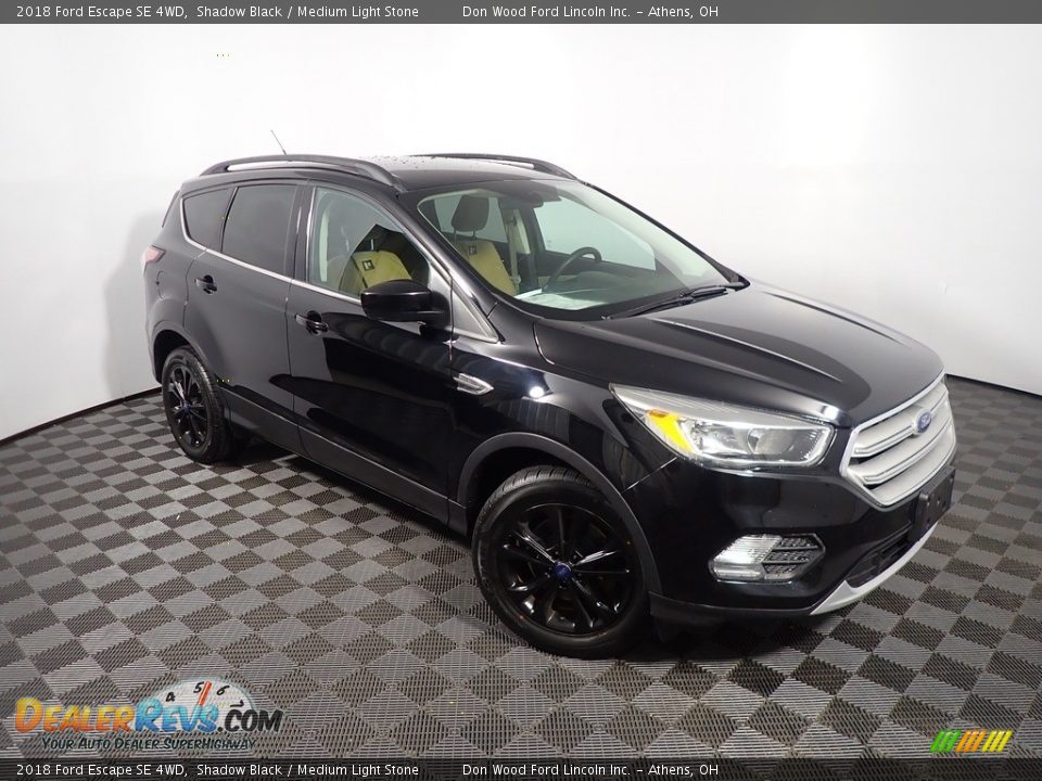 2018 Ford Escape SE 4WD Shadow Black / Medium Light Stone Photo #3