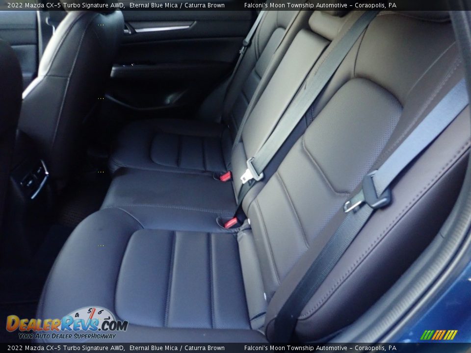 Rear Seat of 2022 Mazda CX-5 Turbo Signature AWD Photo #12