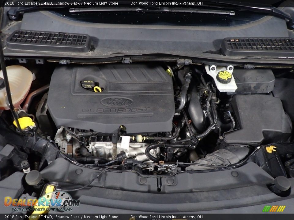 2018 Ford Escape SE 4WD Shadow Black / Medium Light Stone Photo #7