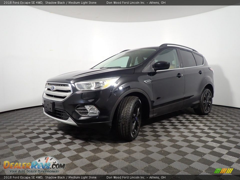 2018 Ford Escape SE 4WD Shadow Black / Medium Light Stone Photo #8