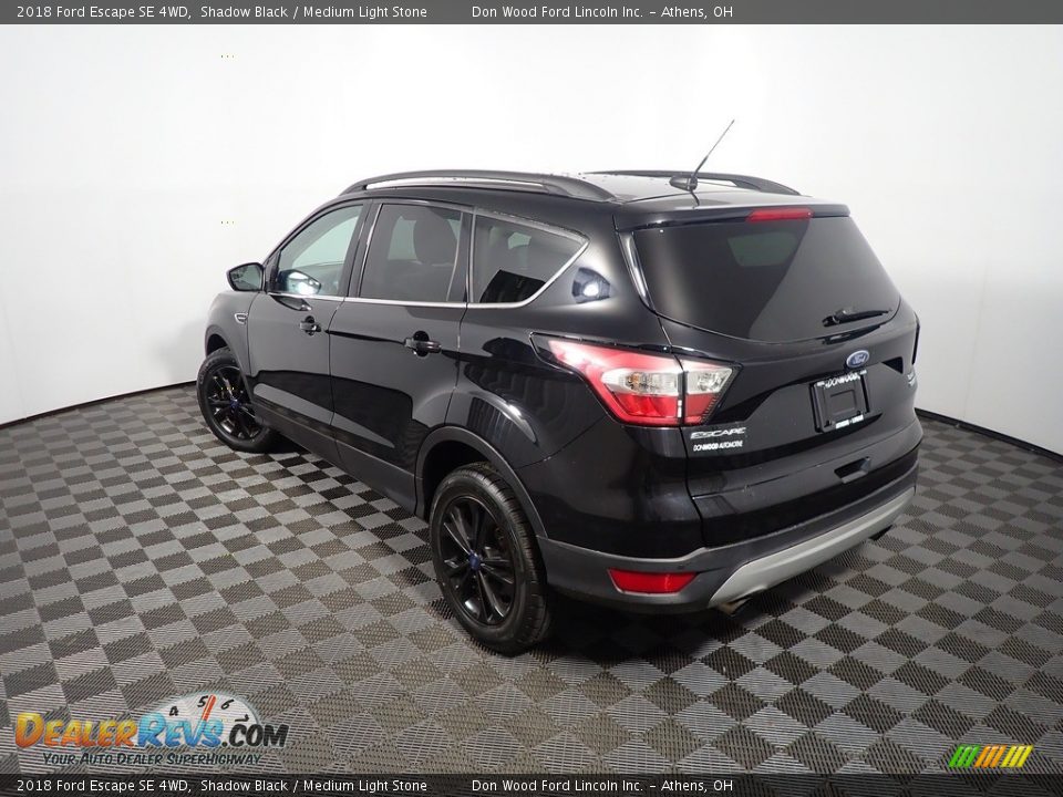 2018 Ford Escape SE 4WD Shadow Black / Medium Light Stone Photo #12