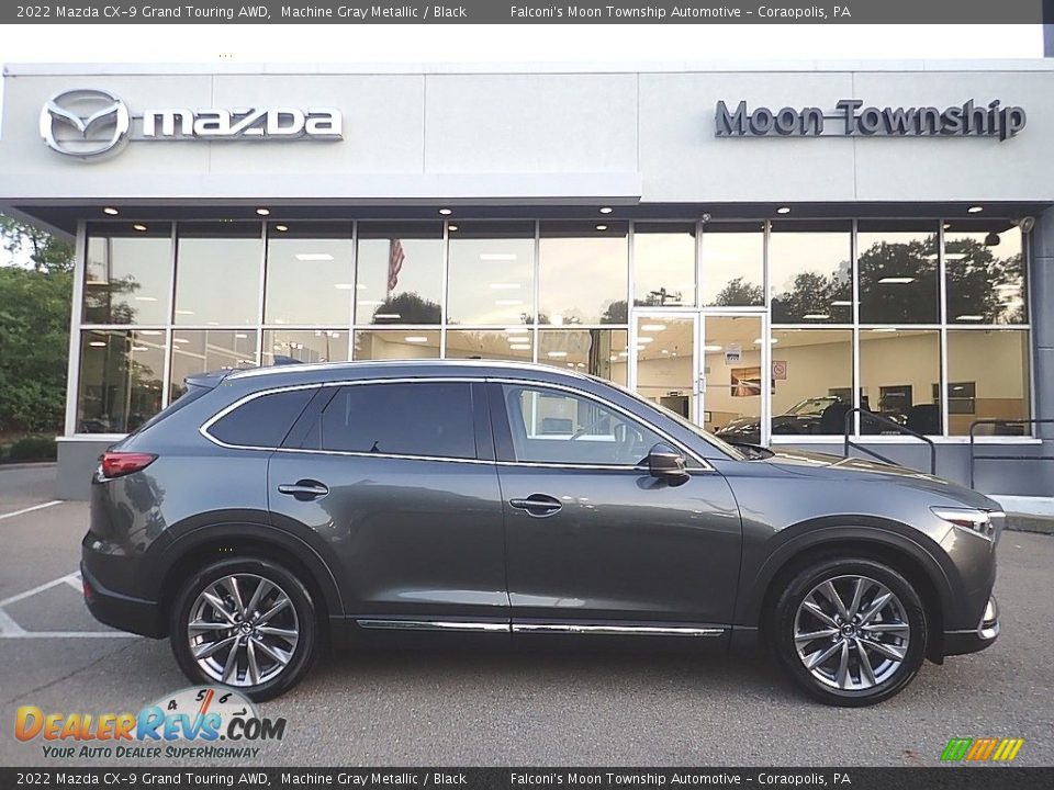 2022 Mazda CX-9 Grand Touring AWD Machine Gray Metallic / Black Photo #1