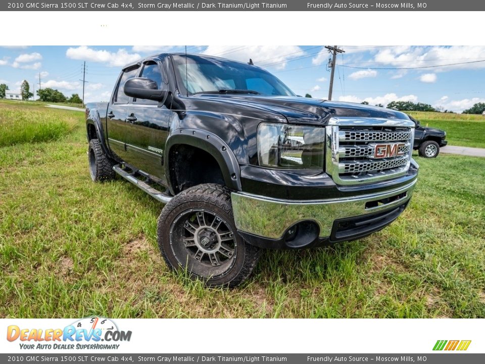 2010 GMC Sierra 1500 SLT Crew Cab 4x4 Storm Gray Metallic / Dark Titanium/Light Titanium Photo #1