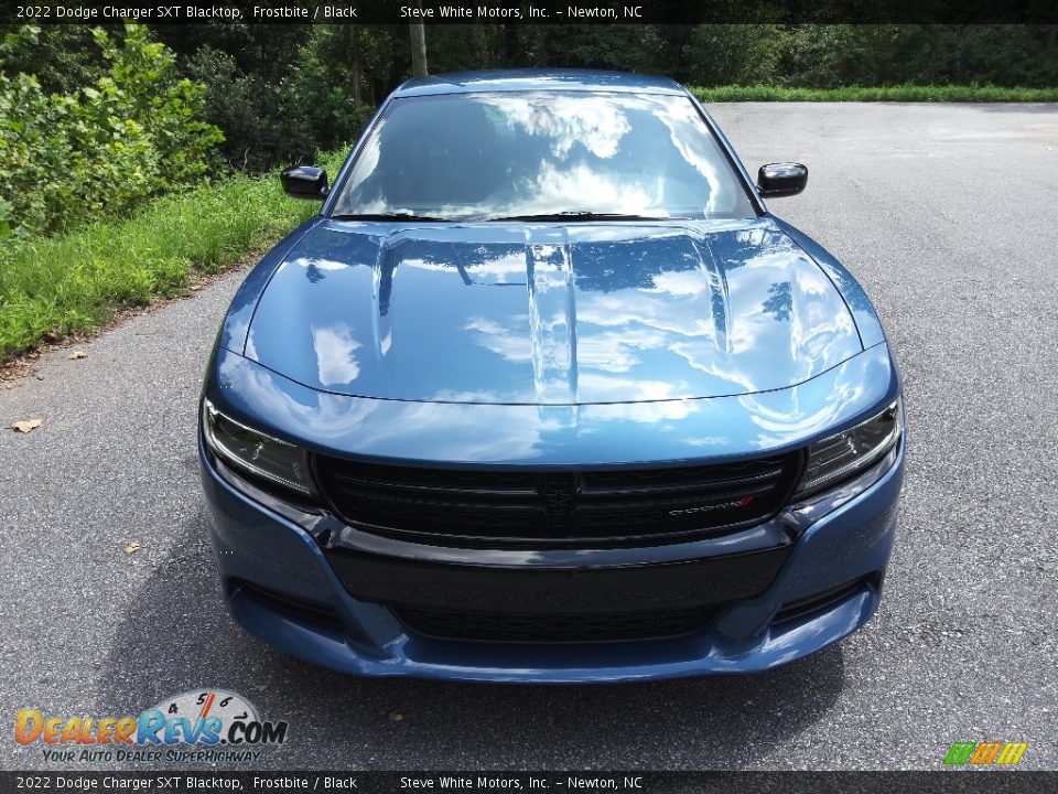 2022 Dodge Charger SXT Blacktop Frostbite / Black Photo #3