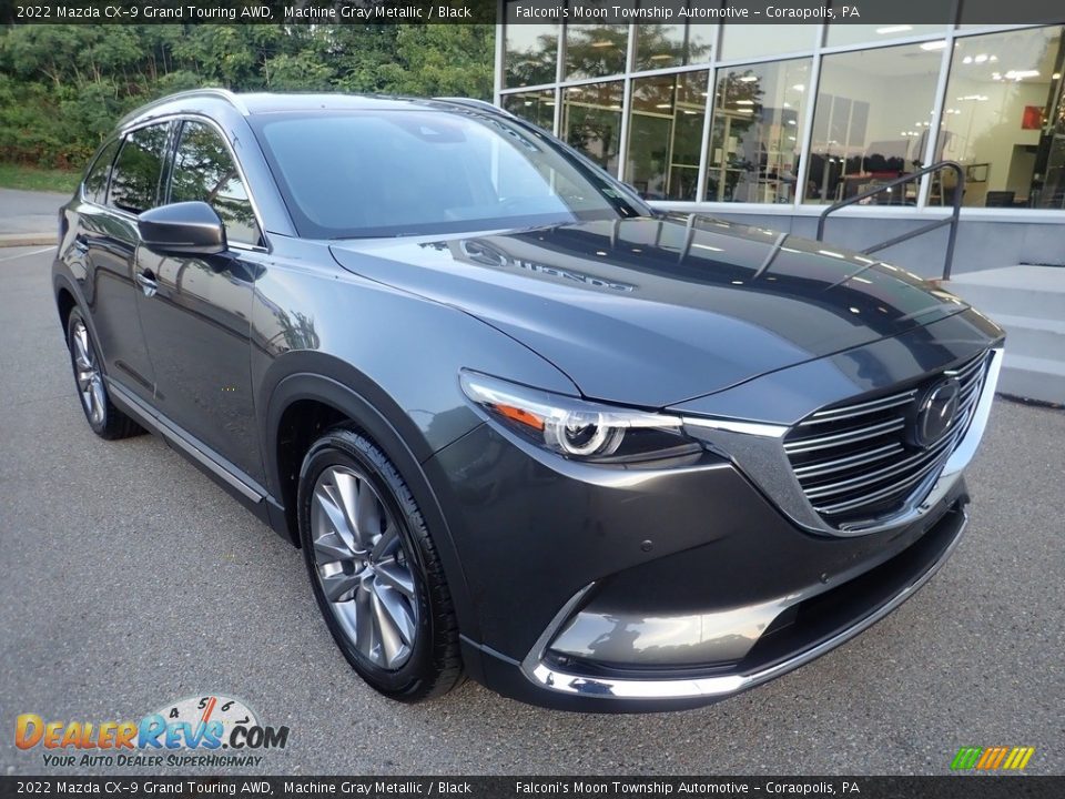 Machine Gray Metallic 2022 Mazda CX-9 Grand Touring AWD Photo #8