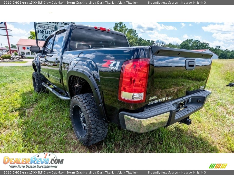 2010 GMC Sierra 1500 SLT Crew Cab 4x4 Storm Gray Metallic / Dark Titanium/Light Titanium Photo #6