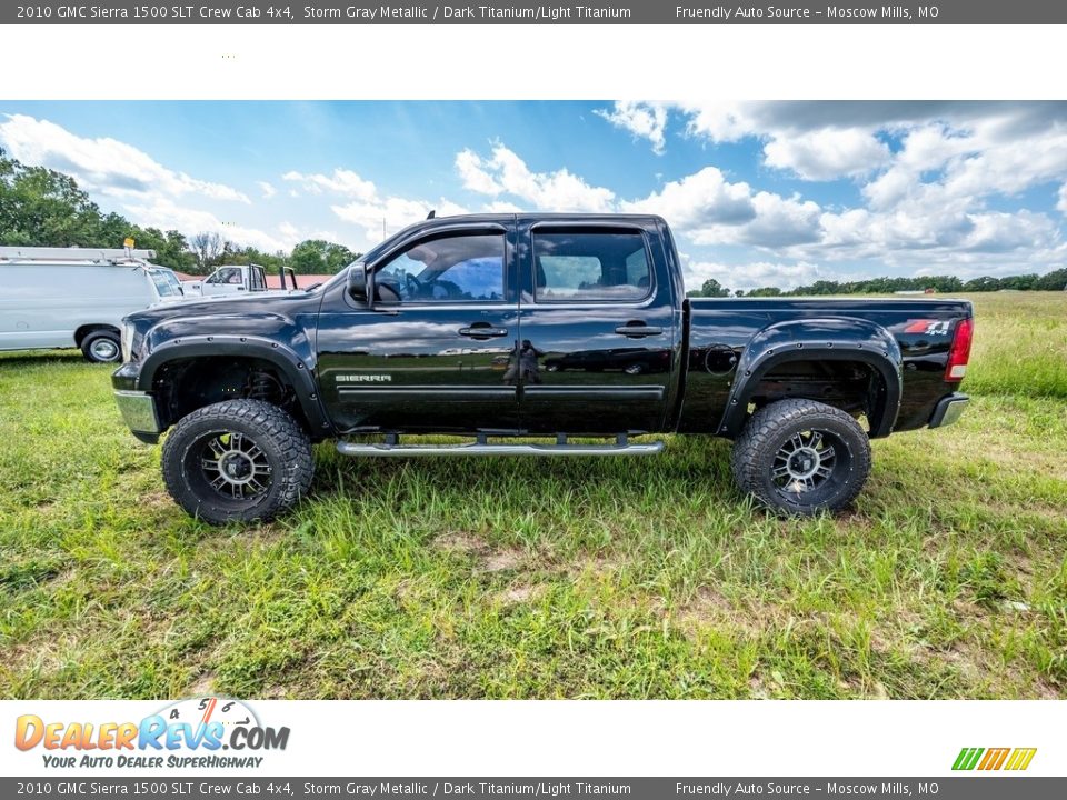 2010 GMC Sierra 1500 SLT Crew Cab 4x4 Storm Gray Metallic / Dark Titanium/Light Titanium Photo #7