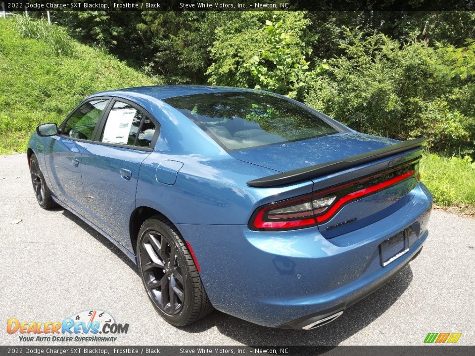 2022 Dodge Charger SXT Blacktop Frostbite / Black Photo #8