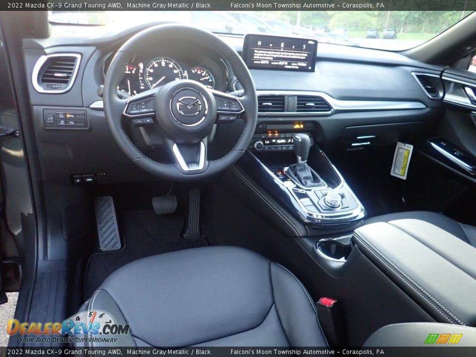 Black Interior - 2022 Mazda CX-9 Grand Touring AWD Photo #13