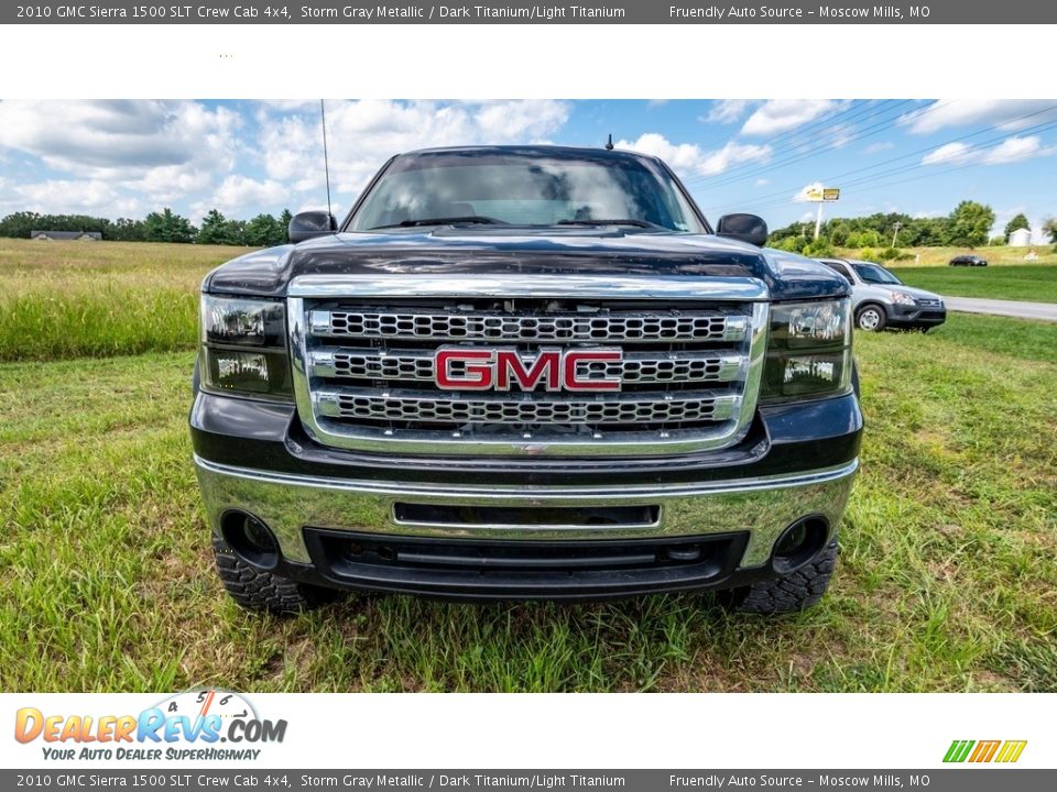 2010 GMC Sierra 1500 SLT Crew Cab 4x4 Storm Gray Metallic / Dark Titanium/Light Titanium Photo #9