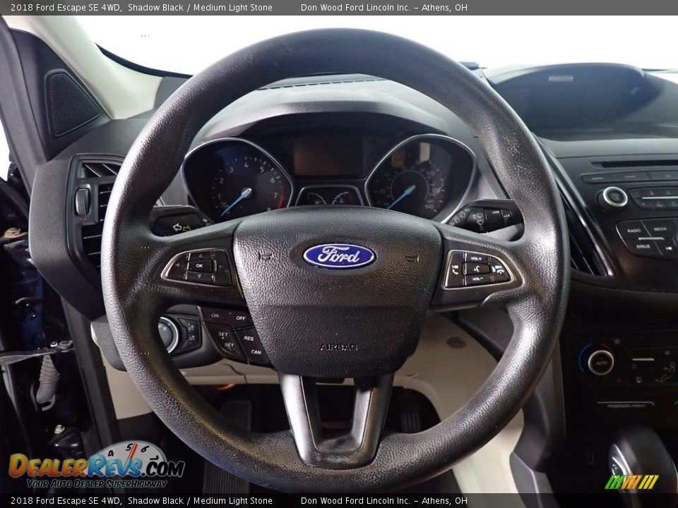 2018 Ford Escape SE 4WD Shadow Black / Medium Light Stone Photo #27