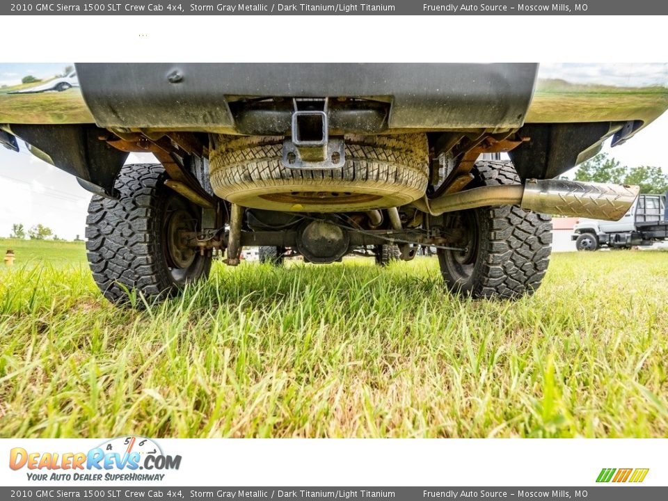 2010 GMC Sierra 1500 SLT Crew Cab 4x4 Storm Gray Metallic / Dark Titanium/Light Titanium Photo #13