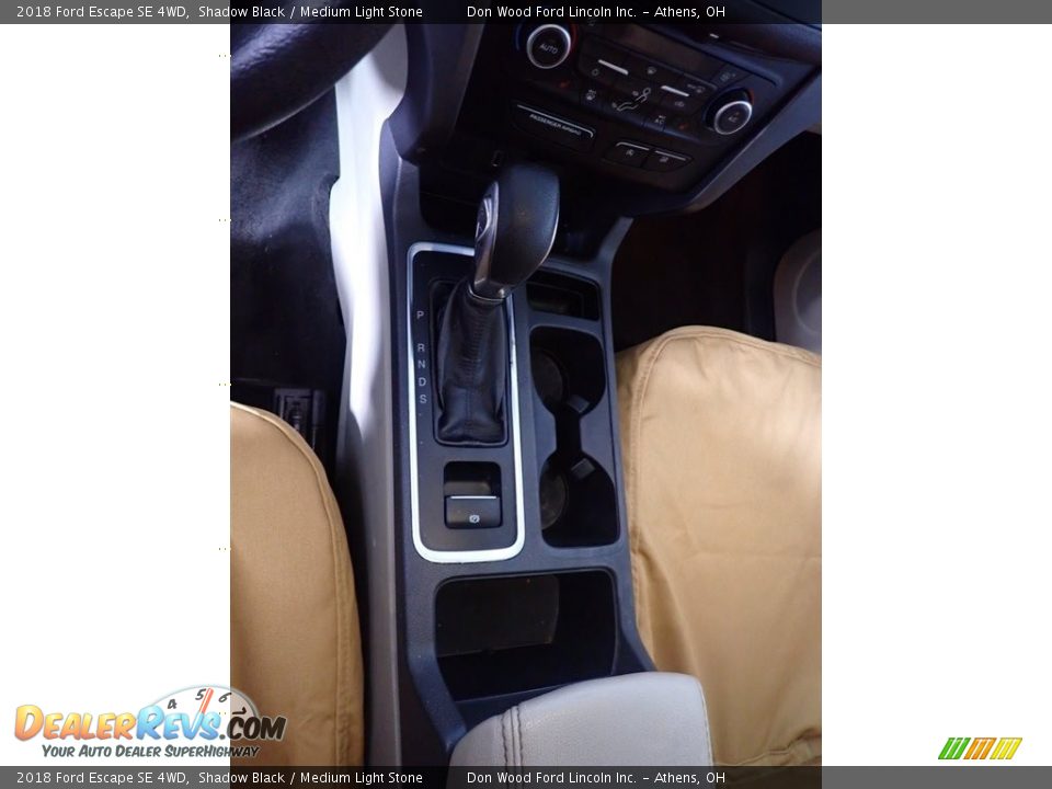 2018 Ford Escape SE 4WD Shadow Black / Medium Light Stone Photo #32