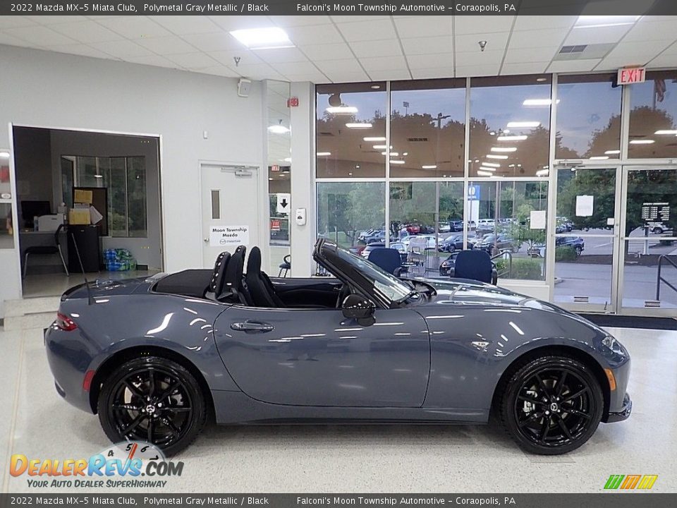 Polymetal Gray Metallic 2022 Mazda MX-5 Miata Club Photo #1