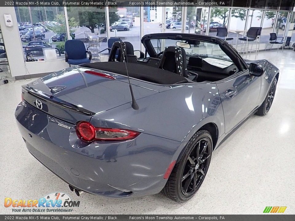 2022 Mazda MX-5 Miata Club Polymetal Gray Metallic / Black Photo #2