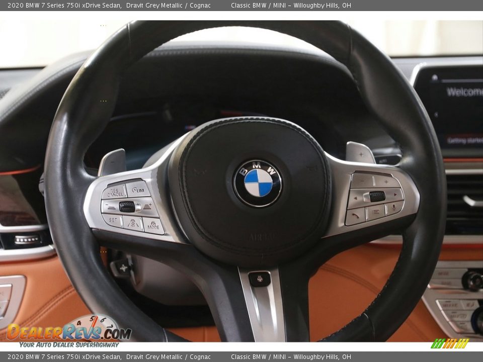 2020 BMW 7 Series 750i xDrive Sedan Steering Wheel Photo #7