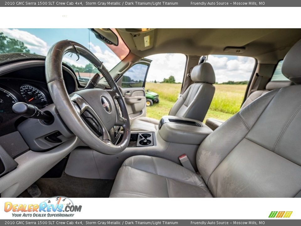 2010 GMC Sierra 1500 SLT Crew Cab 4x4 Storm Gray Metallic / Dark Titanium/Light Titanium Photo #18