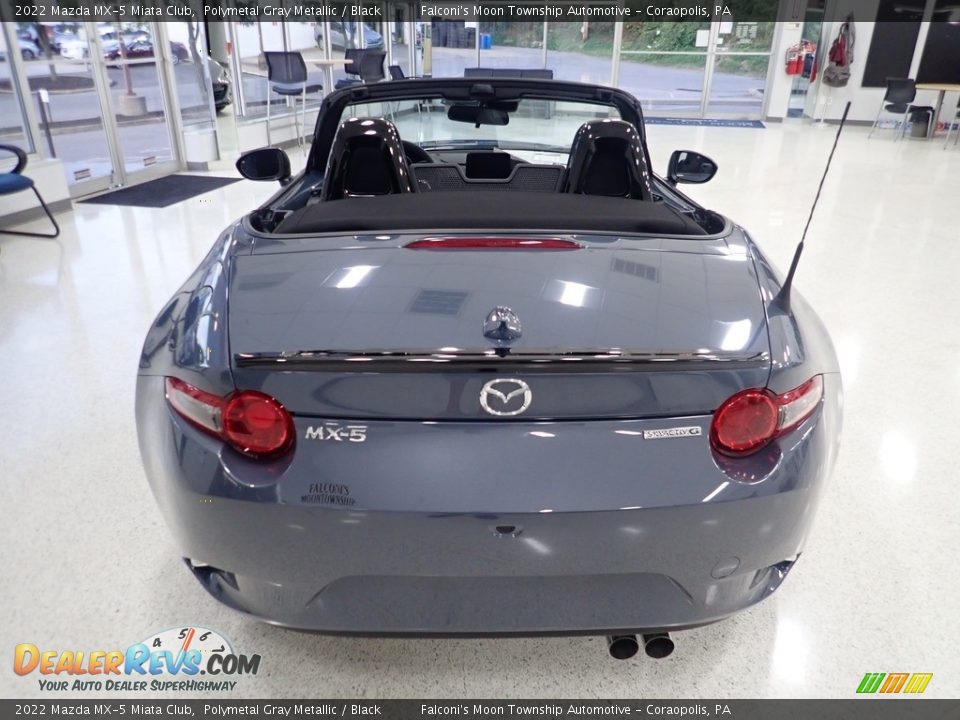 2022 Mazda MX-5 Miata Club Polymetal Gray Metallic / Black Photo #3