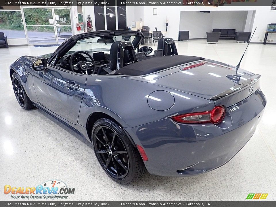 2022 Mazda MX-5 Miata Club Polymetal Gray Metallic / Black Photo #4