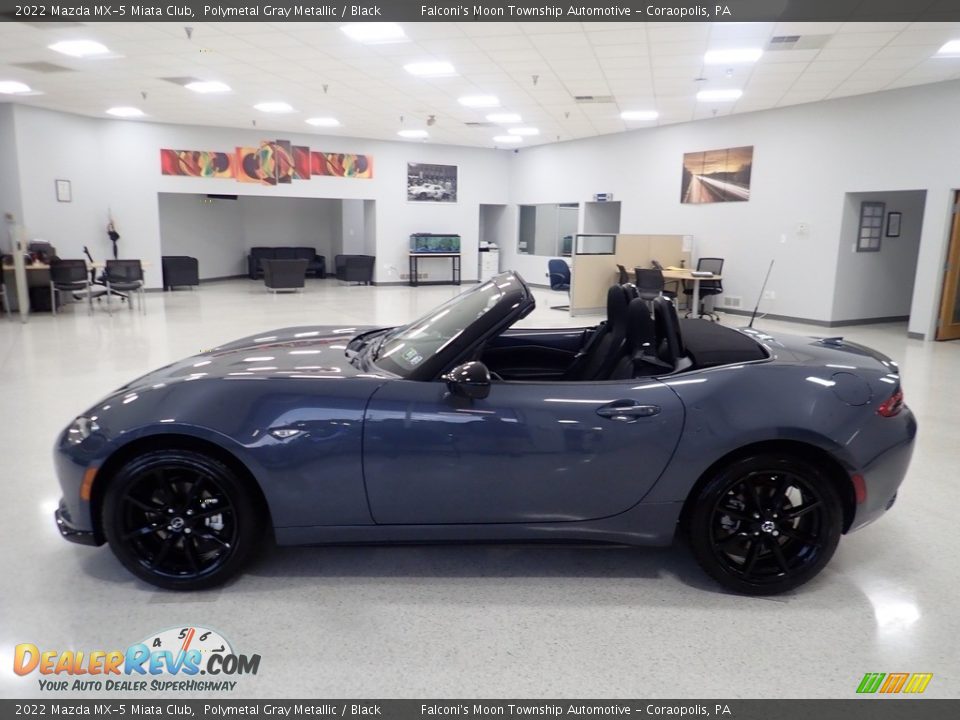 2022 Mazda MX-5 Miata Club Polymetal Gray Metallic / Black Photo #5