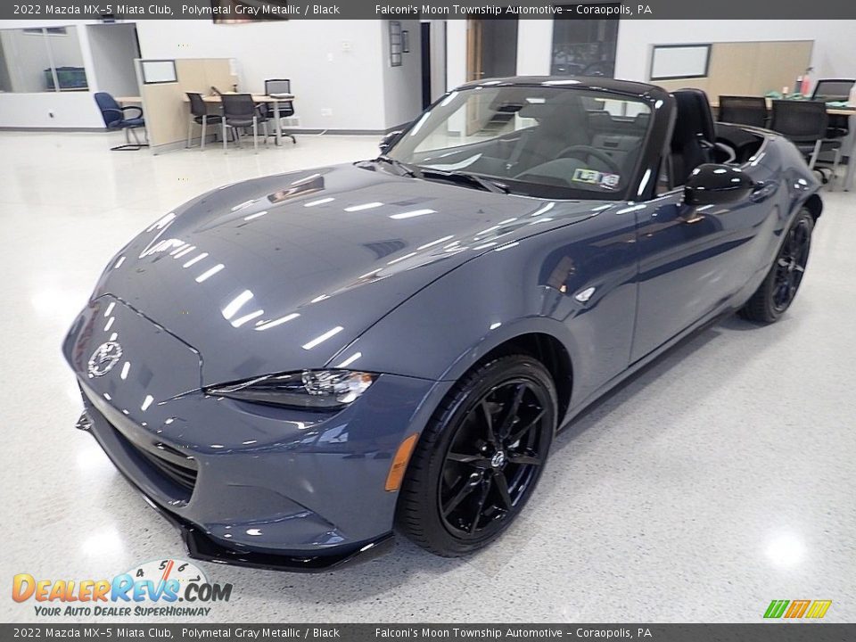 2022 Mazda MX-5 Miata Club Polymetal Gray Metallic / Black Photo #6