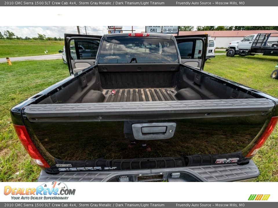 2010 GMC Sierra 1500 SLT Crew Cab 4x4 Storm Gray Metallic / Dark Titanium/Light Titanium Photo #21