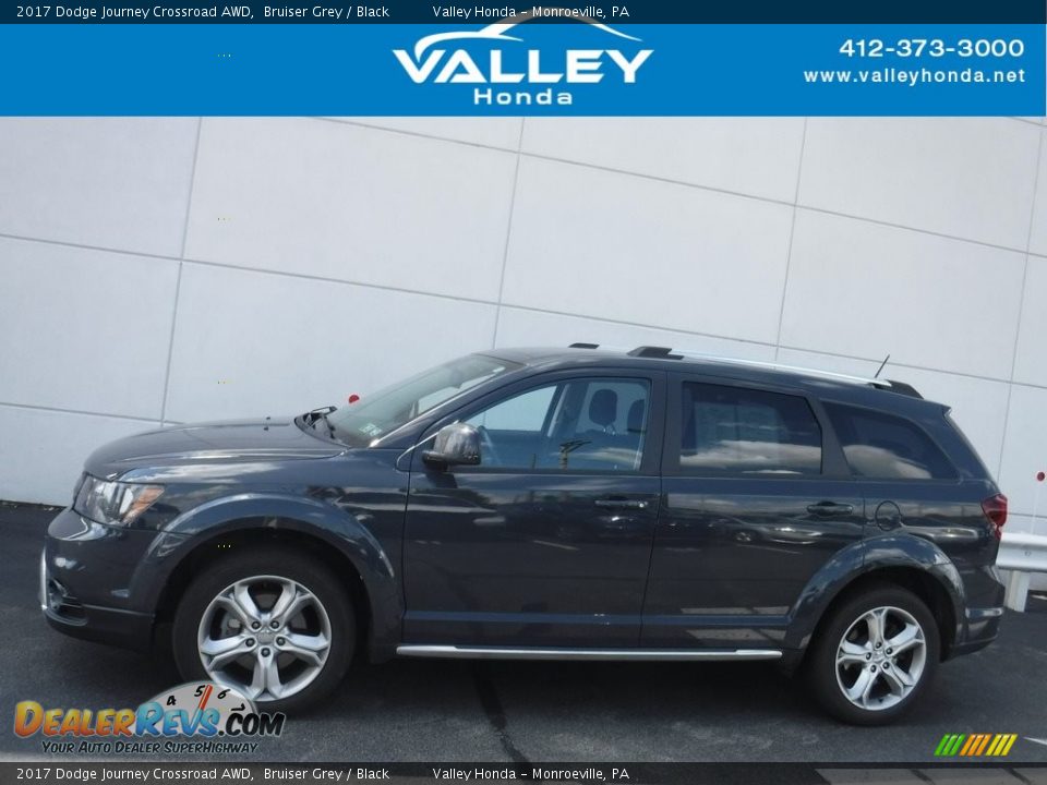 2017 Dodge Journey Crossroad AWD Bruiser Grey / Black Photo #2