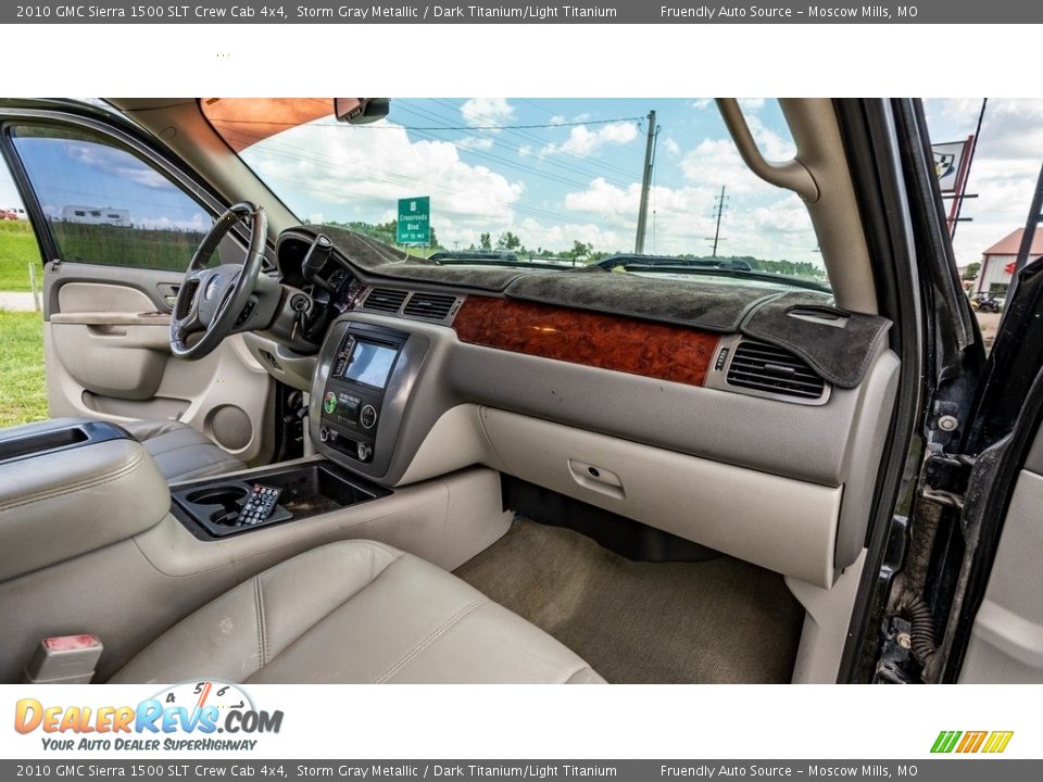 2010 GMC Sierra 1500 SLT Crew Cab 4x4 Storm Gray Metallic / Dark Titanium/Light Titanium Photo #23