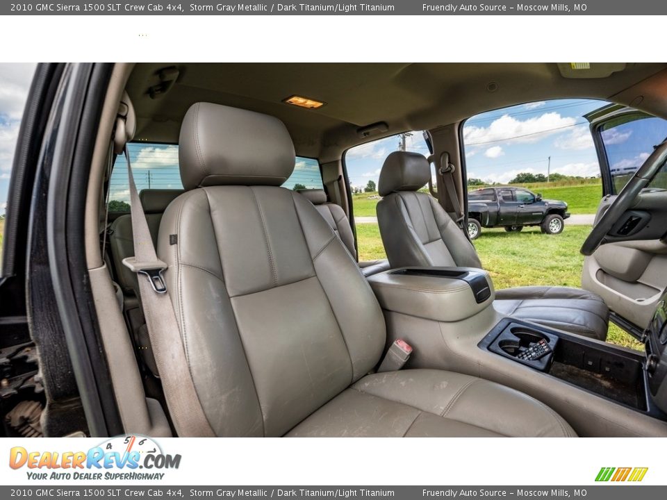 2010 GMC Sierra 1500 SLT Crew Cab 4x4 Storm Gray Metallic / Dark Titanium/Light Titanium Photo #25